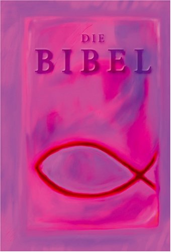 Elberfelder Bibel. Taschenausgabe. Motiv Fisch violett. Alte Rechtschreibung