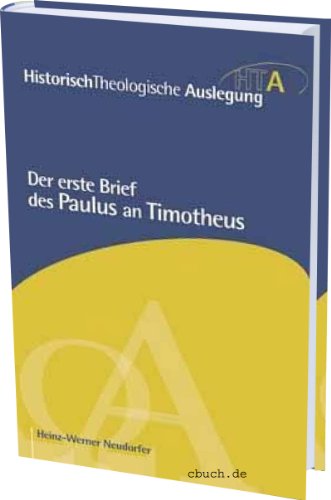 Beispielbild fr Der erste Brief des Paulus an Timotheus zum Verkauf von medimops