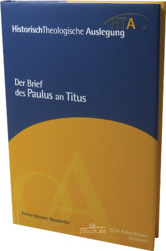 Stock image for Der Brief des Paulus an Titus for sale by Revaluation Books