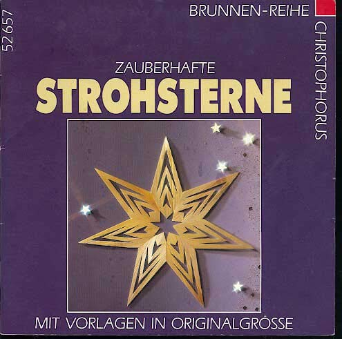 9783419526576: Zauberhafte Strohsterne. Mit Vorlagen in Originalgrsse