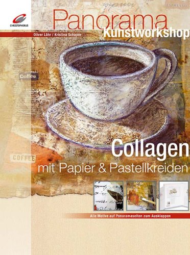 Collagen mit Papier & Pastellkreiden.