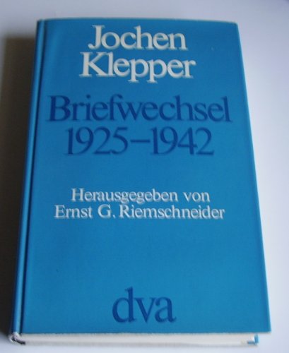 Beispielbild fr Briefwechsel 1925 - 1942 (German Edition) zum Verkauf von Small World Books