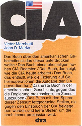 Beispielbild fr CIA. zum Verkauf von Steamhead Records & Books