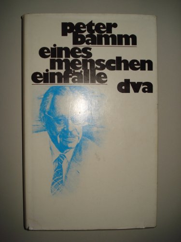 Imagen de archivo de Eines Menschen Einflle a la venta por Librairie Th  la page