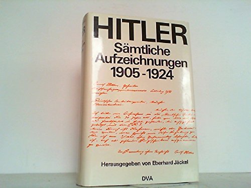 9783421019974: Sämtliche Aufzeichnungen: 1905-1924 (Quellen und Darstellungen zur Zeitgeschichte) (German Edition)