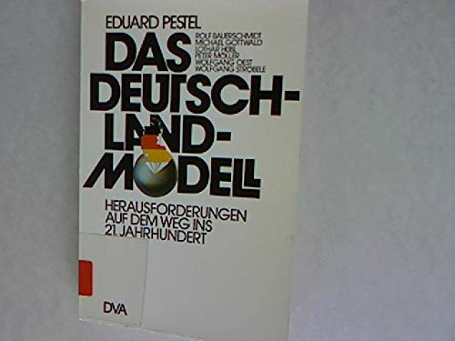 Stock image for Das Deutschlandmodell: Herausforderungen auf dem Weg ins 21. Jahrhundert for sale by Kultgut