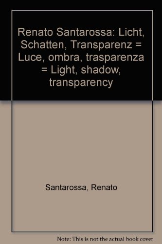 Beispielbild fr Licht, Schatten, Transparenz / Luce, ombra, trasparenza / Light, shadow, transparency. zum Verkauf von Antiquariat Luechinger