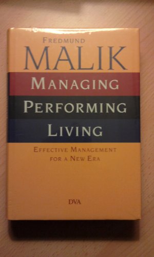 9783421054302: Managing, Performing, Living.