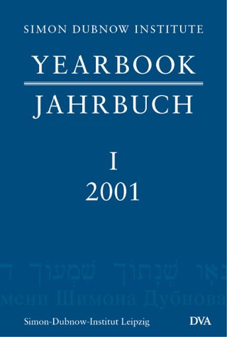 9783421055217: Jahrbuch des Simon-Dubnow-Instituts - Simon Dubnow Institute Yearbook