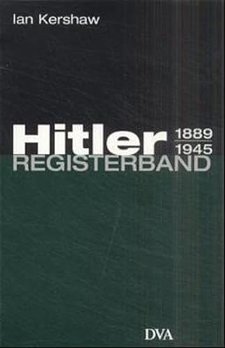 Hitler, Registerband - Kershaw, Ian