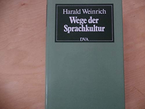 Imagen de archivo de Wege der Sprachkultur. a la venta por medimops