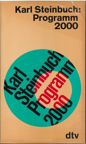 Beispielbild fr Programm 2000. zum Verkauf von Leserstrahl  (Preise inkl. MwSt.)