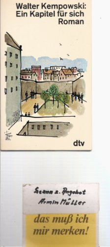 Stock image for Ein Kapitel für sich. Roman. (German Edition) for sale by Bookmans