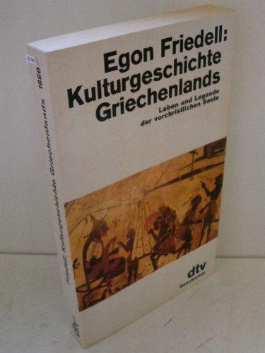 Imagen de archivo de Kulturgeschichte Griechenlands a la venta por Versandantiquariat Felix Mcke