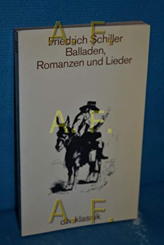 Stock image for Balladen, Romanzen und Lieder. dtv klassik 2129 for sale by Hylaila - Online-Antiquariat