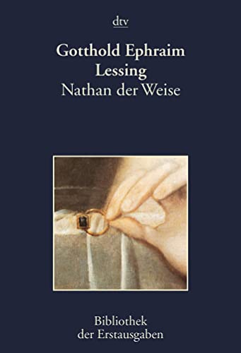 9783423026000: Nathan Der Weise: Ein dramatisches Gedicht in fünf Aufzügen: 2600 (Bibliothek der Erstausgaben)