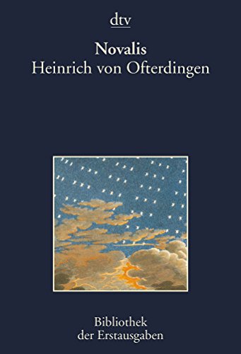 9783423026031: Novalis Heinrich Von Ofterdingen: Berlin 1802