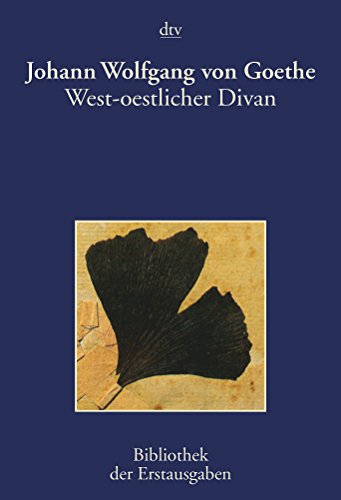 Beispielbild fr West-oestlicher Divan: Stuttgart 1819 zum Verkauf von AwesomeBooks