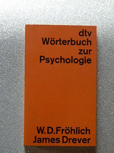 Beispielbild fr dtv-Wrterbuch zur Psychologie zum Verkauf von Bernhard Kiewel Rare Books