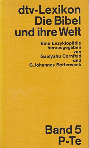 Beispielbild fr Die Bibel und ihre Welt, Bd. 5 zum Verkauf von Leserstrahl  (Preise inkl. MwSt.)