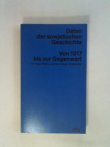 Daten der sowjetischen Geschichte. Von 1917 bis zur Gegenwart.