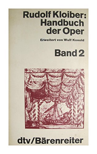 Imagen de archivo de Handbuch der Oper II. a la venta por Project HOME Books