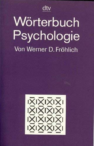 9783423032858: Worterbuch Zur Psychologie