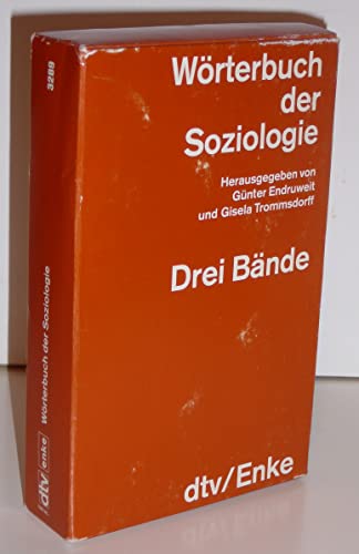 Beispielbild fr Wrterbuch der Soziologie. Drei Bnde. zum Verkauf von Buchhandlung&Antiquariat Arnold Pascher