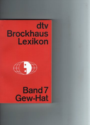 9783423033077: dtv-Brockhaus-Lexikon in 20 Bnden: Band 7: – Gew-Hat