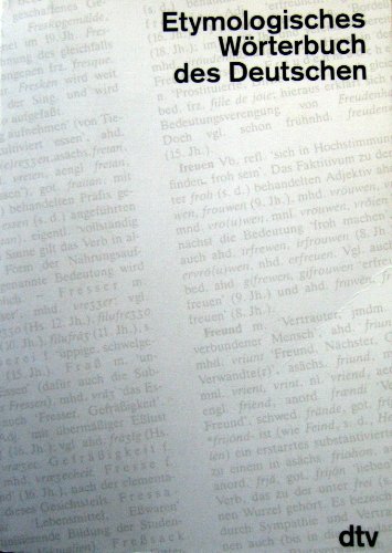 Stock image for Etymologisches Wrterbuch des Deutschen for sale by Kennys Bookstore