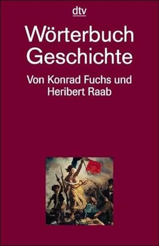 9783423033640: Wörterbuch zur Geschichte