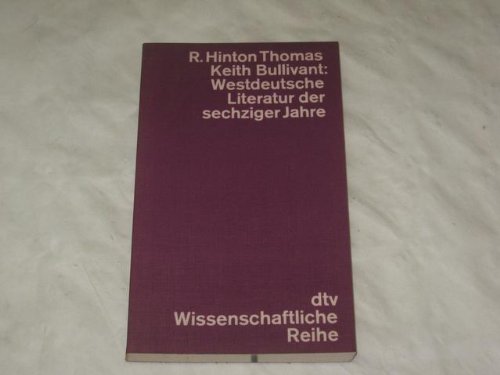 9783423041577: Westdeutsche Literatur der sechziger Jahre