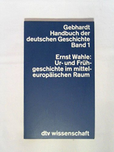 9783423042017: Handbuch der deutschen Geschichte Band 1