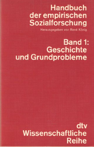 Konvolut 15 Bände zum Thema: Handbuch der empirischen Sozialforschung. dtv - Wissenschaftliche Reihe. - König, René