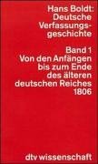 Imagen de archivo de Deutsche Verfassungsgeschichte: Politische Strukturen Und Ihr Wandel a la venta por Doss-Haus Books