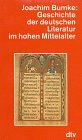 Stock image for Geschichte der deutschen Literatur im hohen Mittelalter for sale by Versandantiquariat Felix Mcke