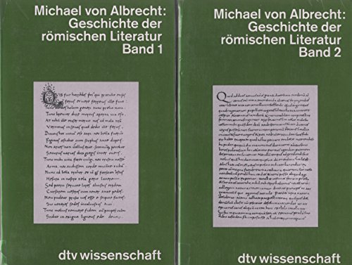 Geschichte der römischen Literatur: Band 1 und Band 2 (2 BÜCHER) - Albrecht, Michael von