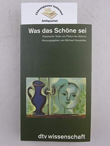 Imagen de archivo de Was das Schne sei. Klassische Texte von Platon bis Adorno. a la venta por medimops