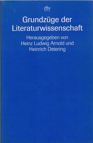 9783423047043: Grundzge der Literaturwissenschaft