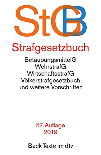 9783423050074: StGB Strafgesetzbuch : BetubungsmittelG, WehrstrafG, WirtschaftsstrafG, Vlkerstrafgesetzbuch und weitere Vorschriften