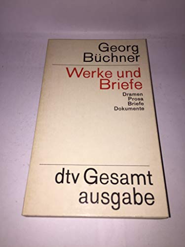 Georg Buchner Werke Und Briefe Dramen Prosa Briefe Dokumente (German Edition) - Georg Buchner