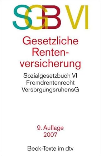 SGB Vi Gesetzliche Rentenversicherung: mit Fremdrentengesetz, Fremdrenten- und Auslandsrenten-Neuregelungsgesetz (Beck-Texte im dtv) - Niesel, Klaus