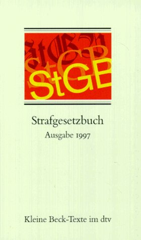 Stock image for Strafgesetzbuch / StGB. for sale by medimops