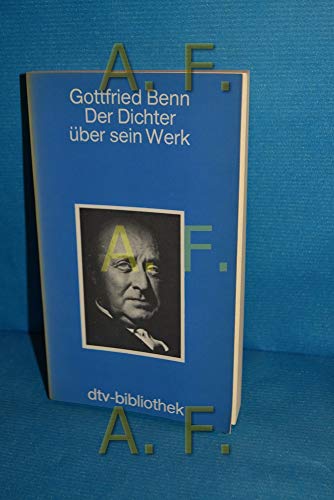 9783423060684: Der Dichter ber sein Werk (b3t)