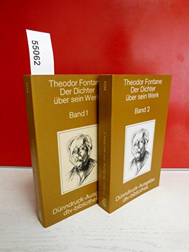 Der Dichter uÌˆber sein Werk (DTV-Bibliothek) (German Edition) (9783423060738) by Theodor Fontane