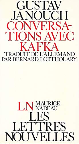 9783423060813: Conversations avec Kafka. Traduit de l'allemand par B. Lortholary.