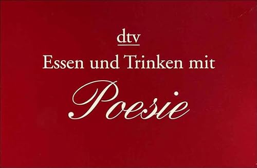 9783423084192: Essen und Trinken mit Poesie: Buch und Wein im Geschenkkarton