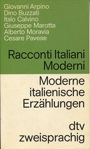 Beispielbild fr Racconti italiani moderni; Moderne italienische Erzhlungen zum Verkauf von Camp Hill Books