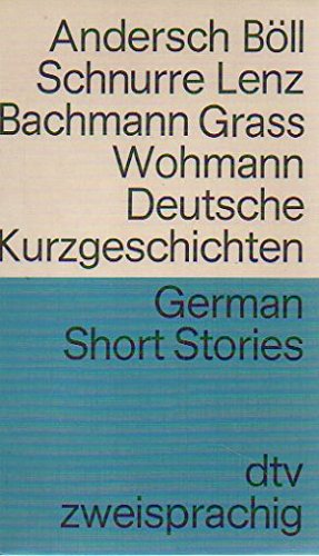 Stock image for Deutsche Erzhlungen - German Stories: Zweisprachig for sale by Jagst Medienhaus