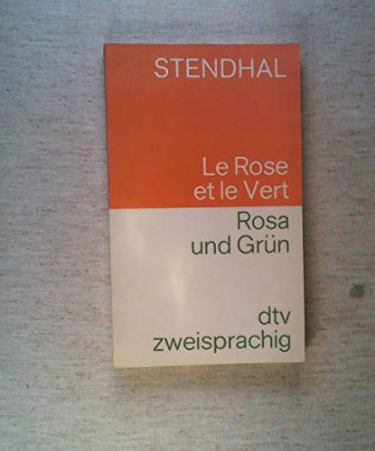 Stock image for Le Rose et le Vert - Rosa und Grun. Herausgegeben und bersetzt von Ulrich Friedrich Mller. dtv zweisprachig TB 9126 for sale by Hylaila - Online-Antiquariat